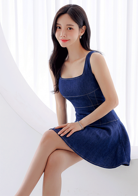 세이니 스티치 원피스