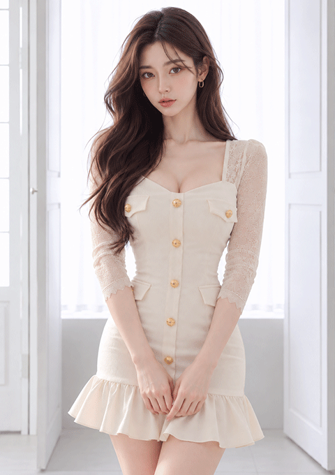 마르시아 레스소매 원피스