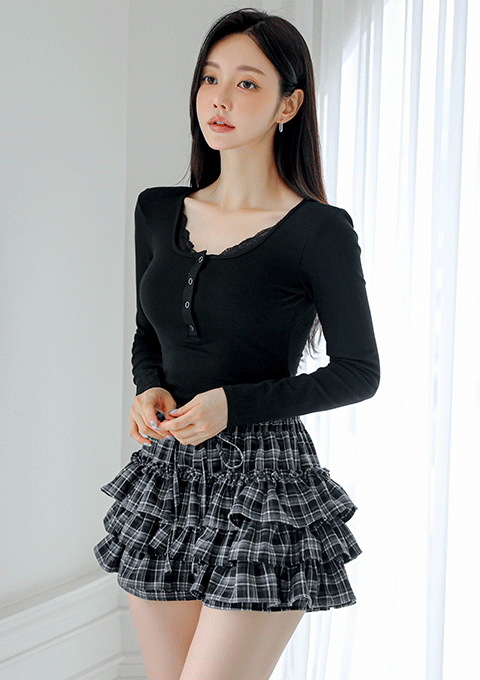 시엔 레이어드 티셔츠